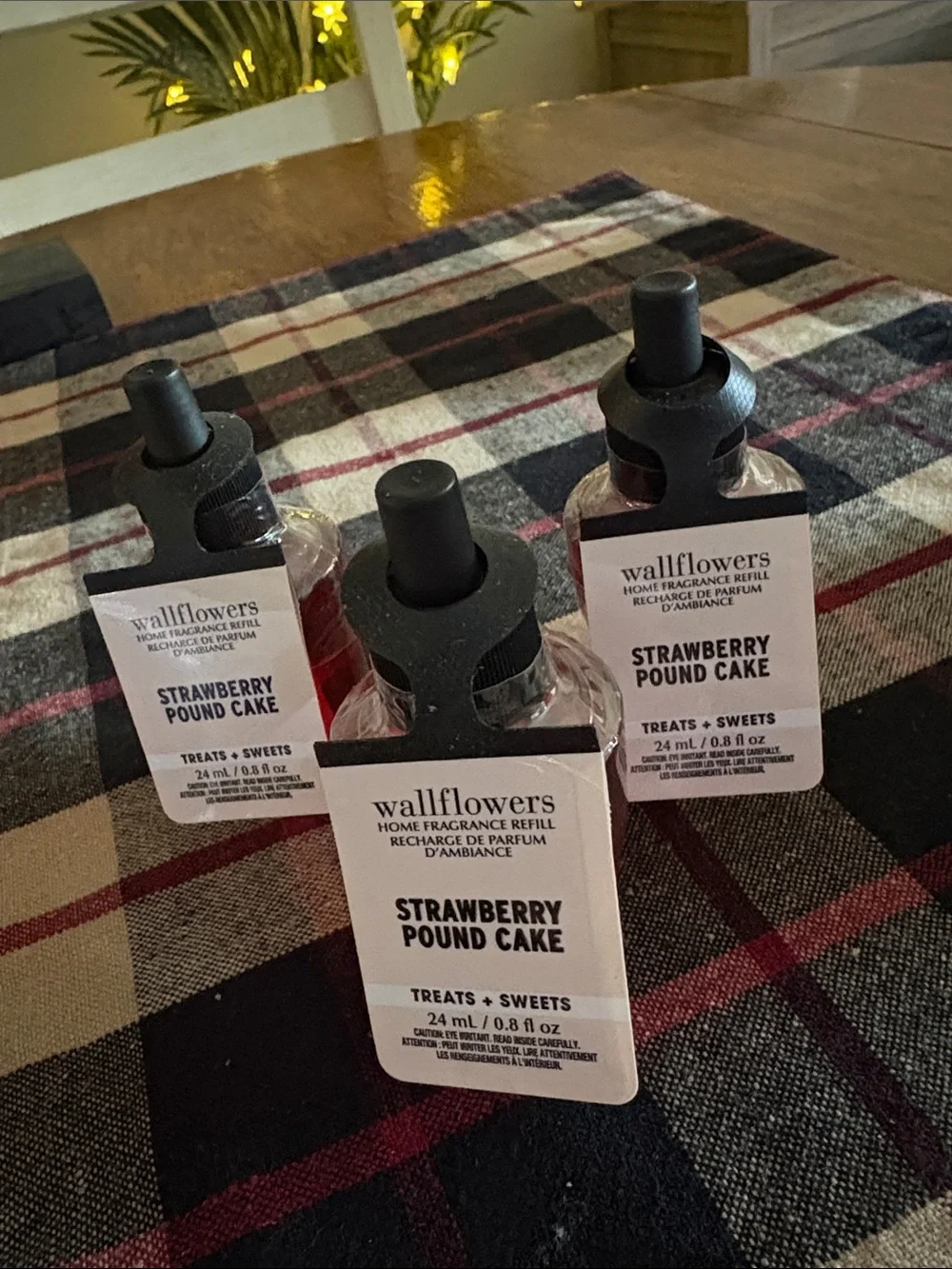 Nwt (3) Strawberry Pound Cake Refill Bottles - Picture 1 of 3